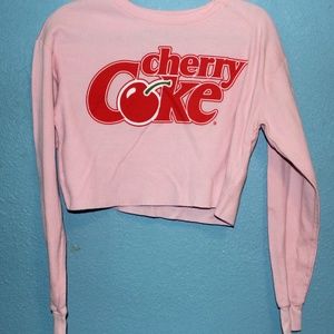 Cherry Coke Crop Top - Size Large
